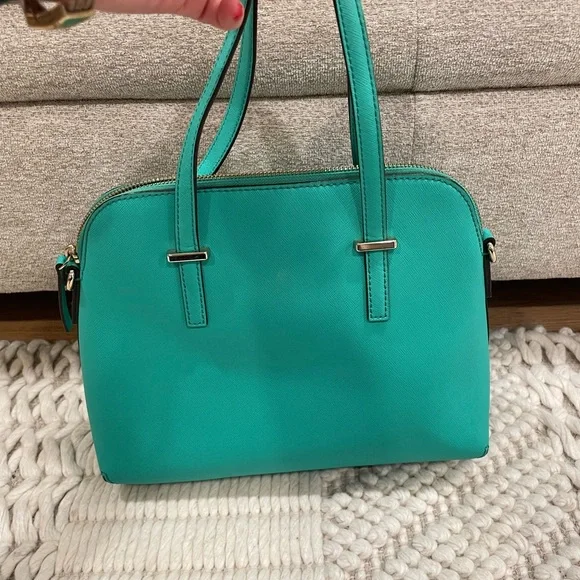 Kate Spade Teal Pocketbook - Picture 2 of 9